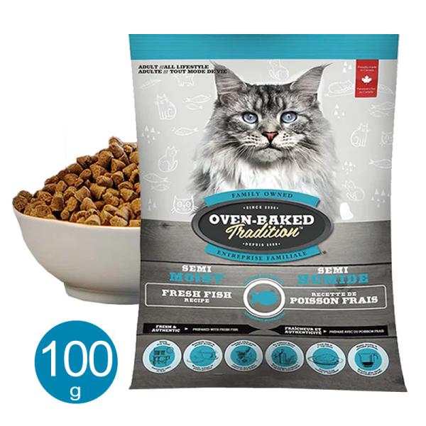 オーブンベークド 猫 キャット セミモイスト フィッシュ 100g ネコポス可能