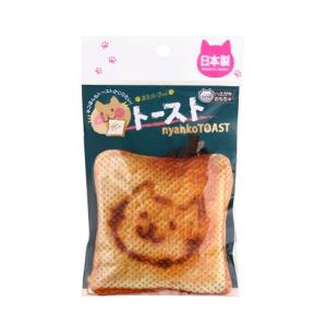 国産ハミガキおもちゃ トースト 猫用品 猫じゃらし おもちゃ デンタルケア ポスト投函配送可｜nekobatake