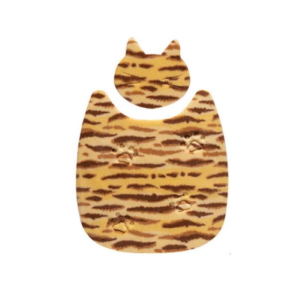 SANKO おくだけ吸着 ねっころマット トラ 猫用品 食事マット サンコー