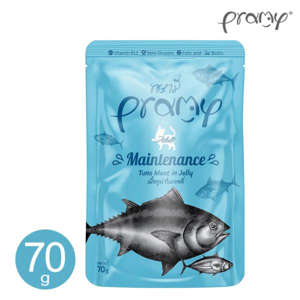 pramy プラミー ツナ ゼリー メンテナンス 70g 猫用 パウチ