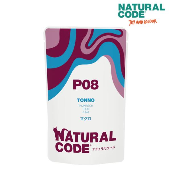 ナチュラルコード パウチ P8 マグロ 70g 猫用 缶詰 キャットフード NaturalCode