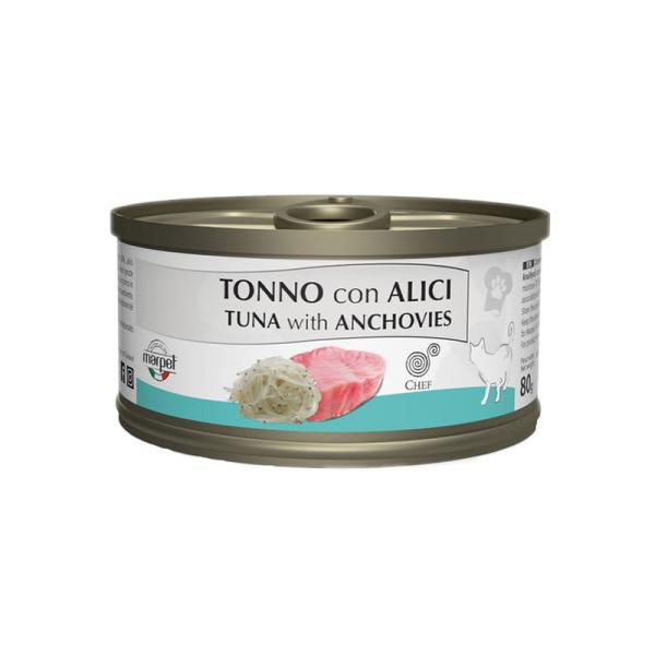 シェフ 猫 CHEF ツナ・アンチョビ 80g ウェットフード 猫缶