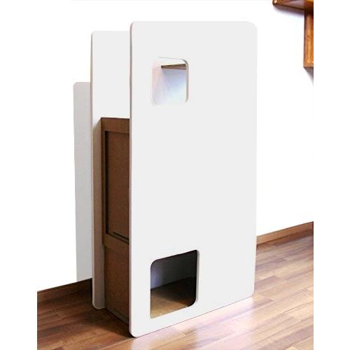 「White House」タワー型 ／ 猫用 キャットタワー ECOでおしゃれなデザインの日本製 ダ...