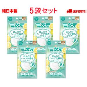 三次元マスク 35枚入 ふつうMサイズ ホワイト 7枚入 5個セット 興和