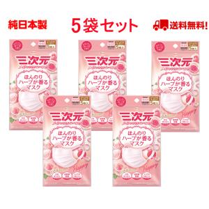 三次元マスク ほんのりハーブが香るマスク グレープフルーツの香り