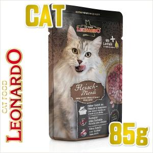 最短賞味2025.7・レオナルド ミートメニュー 85gパウチ 猫用 ファイネスト セレクション キャットフード ウェット LEONARDO 正規品 le56343｜nekokin