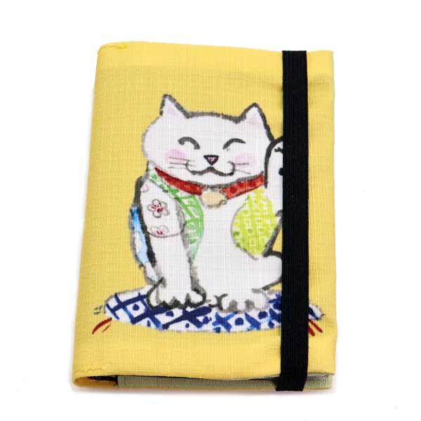 和マンハッタナーズ あられ カードケース「猫は招くよ」猫グッズ 猫雑貨