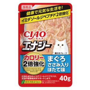 エナジーパウチ 40ｇ まぐろささみ入りほたて味 いなば