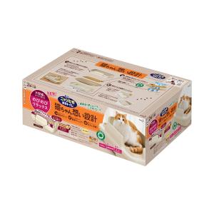 【メーカー直送】花王ペットケア ニャンとも清潔トイレセット のびのびリラックス ライトベージュ