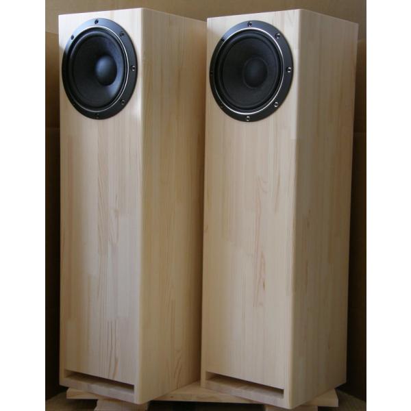 ステレオスピーカー 木製 FW208N エンクロージャー TDB20W カスタム ハンドメイド ウッ...