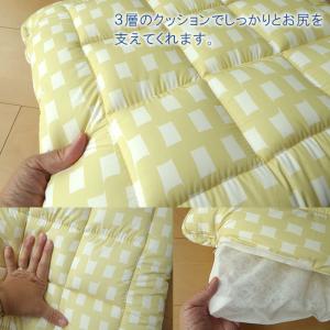 日本製 洗えるエアーサポートクッション 45×...の詳細画像3