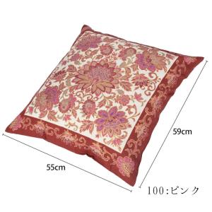 日本製 西川 座布団カバー 銘仙判 55×59...の詳細画像2