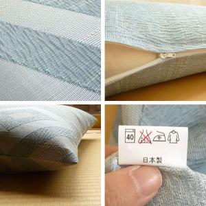 送料無料 座布団カバー 銘仙判 夏用 甲斐ちぢ...の詳細画像4