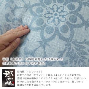 日本製 麻混 座布団カバー 八端判 八反判 夏...の詳細画像1