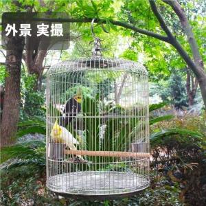 ステンレス鋼のインコ鳥かごハンギングバードケージ小さな 感動人生 オウムカナリアインコフィンチコンゴウインコオカメインコ用スタンド付き ペット用品