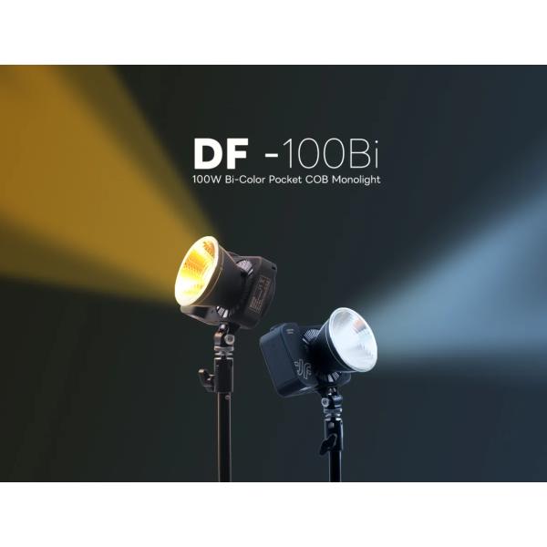 DF DIGITALFOTO DF-100Bi 100W バイカラー ポケット COB モノライト、...