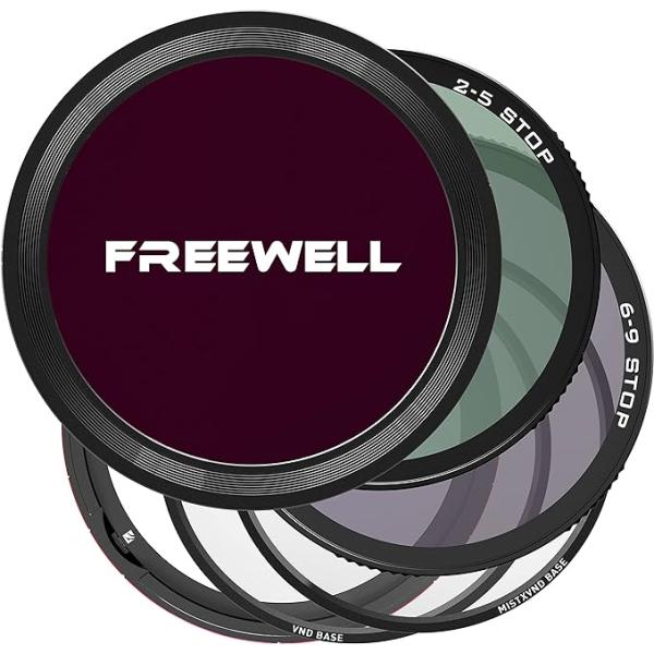 Freewell カメラ用 多用途磁気 VNDフィルターキット ND2-5STOP ND6-9STO...