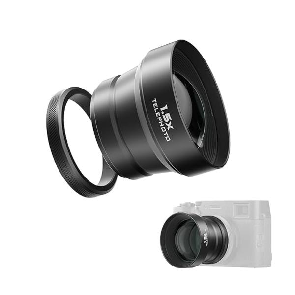 Freewell(フリーウェル) 1.5倍望遠レンズ Fuji X100VI X100V対応 強化さ...