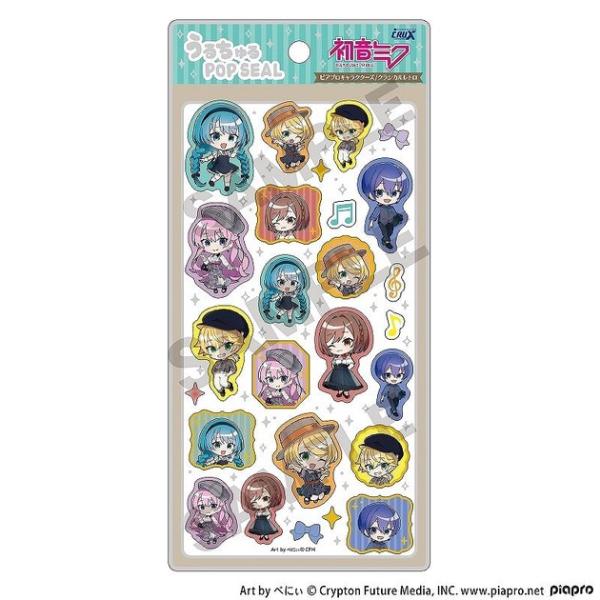 【在庫あり】初音ミク うるちゅるポップシール クラシカルレトロ