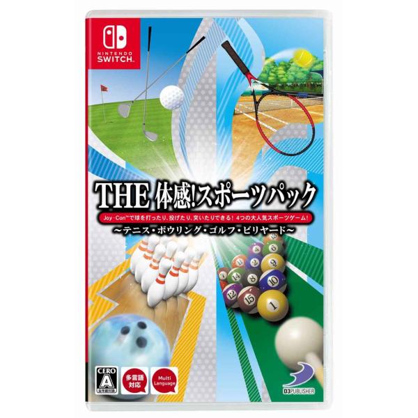 新品 Nintendo Switch THE 体感！スポーツパック 〜テニス・ボウリング・ゴルフ・ビ...