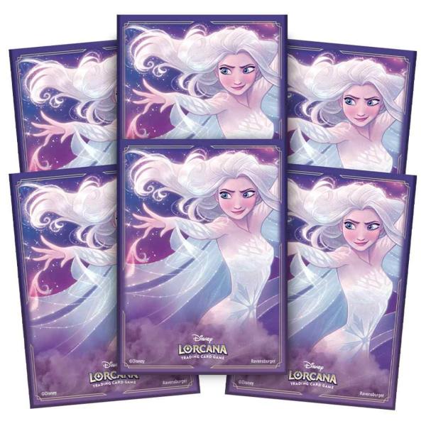 新品 ディズニー・ロルカナ・TCG 日本語版 公式カードスリーブ「エルサ 冬の精霊」(アナと雪の女王...