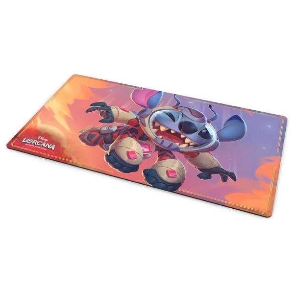 新品 ディズニー・ロルカナ・TCG 日本語版 公式プレイマット「スティッチ 小型ロケット」(リロ＆ス...
