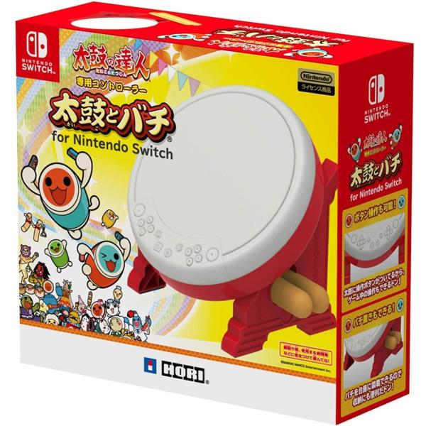 新品【任天堂】 太鼓の達人専用コントローラー 太鼓とバチ for Nintendo Switch