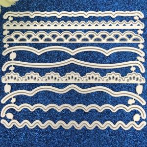 カッティング ダイ ボーダー セット 12x10cm 追跡番号付