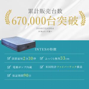 【ダブルサイズ】エアーベッド 電動 intex...の詳細画像2