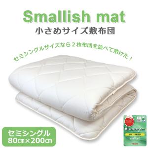 小さめ 敷布団 セミシングル 三層構造 軽量 敷き布団 テイ...