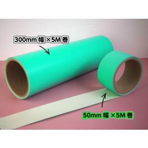 耐熱PVCマスキングテープ緑色B502K　5cm幅×5m巻 1本｜nenchaku-tapeya