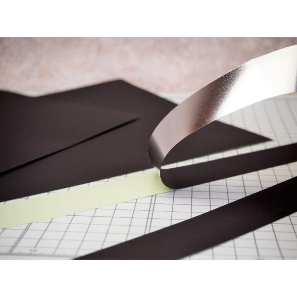 0.05mm厚 黒色コートPETフィルム 粘着シート　297mm×210mm　10枚