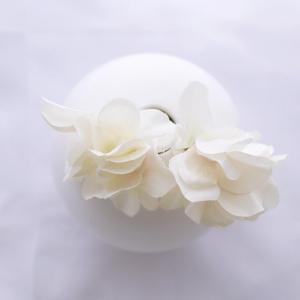 フラワー ヘッドドレス 髪飾り Cream ア...の詳細画像1