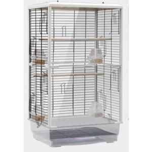 大型鳥かご 鳥かご バードゲージ 鳥小屋 鳥カゴ オウム 透明 観賞 片面クリアタイプ 金網窓