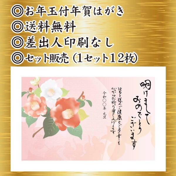 12枚セット 年賀状 豊富な絵柄 ビジネスにも お年玉付き年賀はがき ハガキ 葉書 ポストカード デ...