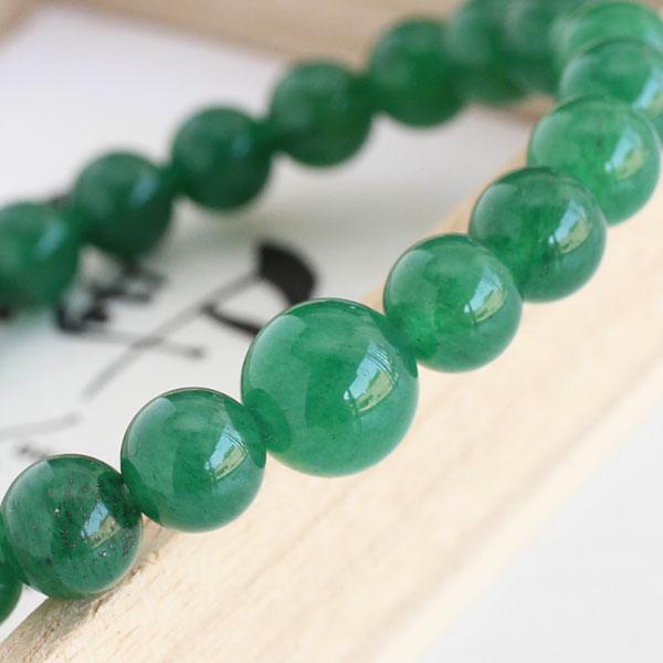 数珠ブレスレット 約8ミリ 上質 印度翡翠 桐箱付き
