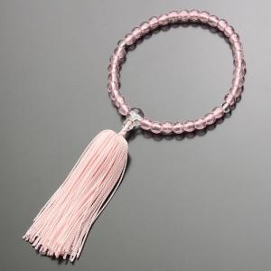 【ネコポス送料199円のみ】数珠 子供用数珠 ピンク