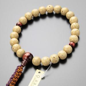 数珠（念珠） 金剛菩提樹・翡翠（ヒスイ）[二天]仕立 22珠 紐房 男性