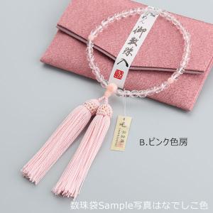 ≪特別価格≫数珠 女性用 約6×7ミリ ガラス...の詳細画像3