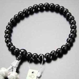 【美品】完売品✨希少♡シーニュ オープンショルダートップス 黒 仏壇屋 滝田商店 数珠 女性用 黒オニキス ジュエリー切子カット 念珠袋