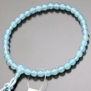 限定品】数珠 女性用二連 アコヤ真珠 水晶切子 正絹房 塗箱入 京念珠