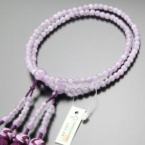 本珊瑚 女性用数珠 共仕立て 二連 二輪 本式 八宗 白珊瑚 ピンク珊瑚