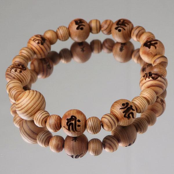 八体佛 ブレスレット 屋久杉