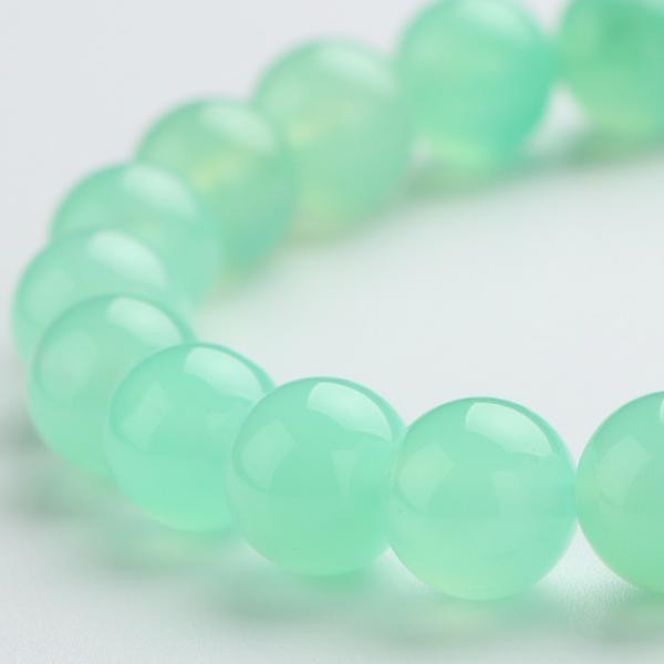 【現品お届け！】クリソプレーズ 5A´ 約8.5mm ストレート ブレスレット