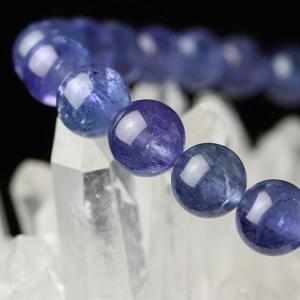 鑑別書付き タンザナイト ブレスレット 約6.5mm 5A´ ストレート