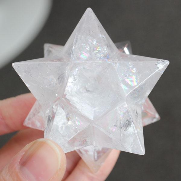 アステロイド 天然レインボー水晶 約133g 原石 パワーストーン