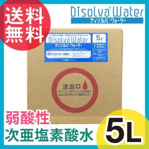 次亜塩素酸水 ディゾルバウォーター 5l 箱 容器 O157 除菌 消臭 赤ちゃん ペットに 送料無料