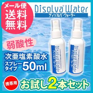 次亜塩素酸水 除菌 消臭 スプレー お試し2本セット 携帯用 ディゾルバウォーター メール便 送料無料