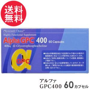 アルファGPC400 Alpha GPC 60カプセル 日本製 αGPC 子供 成長 サプリ 送料無料