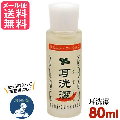 耳せんけつ 耳洗潔 80ml 約200回分 耳掃除 耳洗浄液 みみせんけつ 業務用 メール便 送料無...